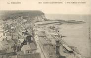 76 Seine Maritime / CPA FRANCE 76 "Saint Valéry en Caux, la ville, la plage et le casino"