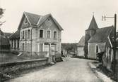 37 Indre Et Loire / CPSM FRANCE 37 'Azay sur Indre, l'école et l'église"