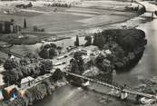 37 Indre Et Loire / CPSM FRANCE 37 "L'Îsle Bouchard, salle des fêtes et la vallée de la Vienne"