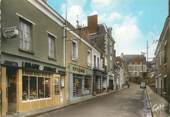 37 Indre Et Loire / CPSM FRANCE 37 "Sainte Maure de Touraine, rue du Docteur Patry, et le restaurant du Veau d'Or"