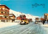 38 Isere / CPSM FRANCE 38 "Les Deux Alpes, un transalp, le Cret et les Ecrins"