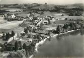 38 Isere / CPSM FRANCE 38 "Paladru, vue panoramique aérienne et le lac"