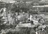 38 Isere / CPSM FRANCE 38 "Morestel, vue aérienne, l'église et son quartier"