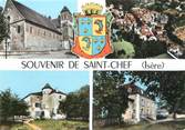 38 Isere / CPSM FRANCE 38 "Souvenir de Saint Chef"