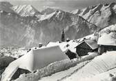 38 Isere / CPSM FRANCE 38 "Huez, vue sur l'église"