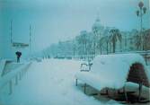 06 Alpe Maritime / CPSM FRANCE 06 "Nice sous la neige, promenade des anglais"