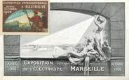 13 Bouch Du Rhone CPA FRANCE  13 "Marseille, Exposition de l'Electricité, 1908" / VIGNETTE