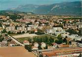 38 Isere / CPSM FRANCE 38 "Saint Marcellin, vue générale aérienne" / STADE