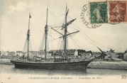 14 Calvado / CPA FRANCE 14 "Courseulles sur Mer, trois mâts au port "