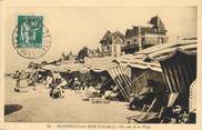 14 Calvado / CPA FRANCE 14 "Blonville sur Mer, un coin de la plage"