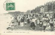 62 Pa De Calai / CPA FRANCE 62 "Wimereux, la plage à marée Haute"