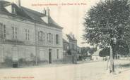 71 SaÔne Et Loire / CPA FRANCE 71 "Saint Léger sous Beuvray, côté ouest de la place"