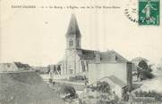 71 SaÔne Et Loire / CPA FRANCE 71 "Saint Eusèbe, le bourg, l'église"