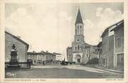 71 SaÔne Et Loire / CPA FRANCE 71 "Romanèche Thorins, la place"