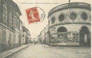 71 SaÔne Et Loire / CPA FRANCE 71 "Givry, rue de la République, les halles"