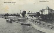 71 SaÔne Et Loire / CPA FRANCE 71 "Fleurville, le port"