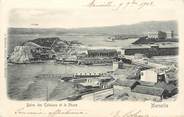 13 Bouch Du Rhone / CPA FRANCE 13 "Marseille, bains des Catalans et le phare"