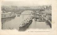 29 Finistere / CPA FRANCE 29 "Brest, vue panoramique du port de guerre "