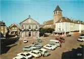 15 Cantal / CPSM FRANCE 15 "Pléau, place de l'hôtel de ville" / AUTOMOBILE