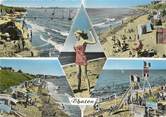 44 Loire Atlantique / CPSM FRANCE 44 "Tharon, les rochers, la plage"