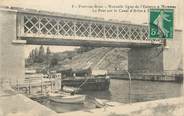 13 Bouch Du Rhone / CPA FRANCE 13 "Port de Bouc, nouvelle ligne de l'Estaque à Miramas, le pont sur la canal d'Arles"