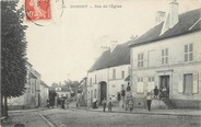 95 Val D'oise / CPA FRANCE 95 "Domont, rue de l'église"