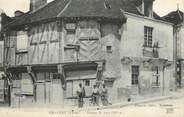 89 Yonne / CPA FRANCE 89 "Cravant, maison de bois"