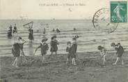 14 Calvado / CPA FRANCE 14 "Ver sur Mer, l'heure du bain"