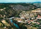 48 Lozere / CPSM FRANCE 48 "Le Malzieu ville, vue aérienne sur la Truyère"