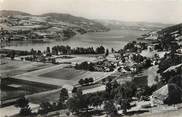 38 Isere / CPSM FRANCE 38 "Paladru, vue générale sur le lac"