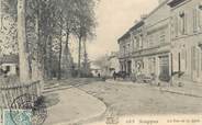 77 Seine Et Marne / CPA FRANCE 77 "Souppes, la rue de la gare"