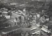 49 Maine Et Loire / CPSM FRANCE 49 "Beaufort en vallée, l'église, vue aérienne"