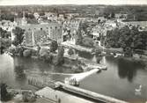 49 Maine Et Loire / CPSM FRANCE 49 "Cheffes sur Sarthe, le moulin et vue générale"