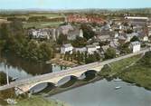 49 Maine Et Loire / CPSM FRANCE 49 "Seiches sur le Loir, vue générale aérienne"