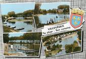 49 Maine Et Loire / CPSM FRANCE 49 "Villevêque, sa plage, son camping"