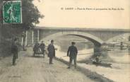 77 Seine Et Marne CPA FRANCE 77 "Lagny, pont de Pierre et perspective du pont de Fer"