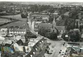 50 Manche / CPSM FRANCE 50 "Saint Denis Le Gast, vue aérienne sur l'église"