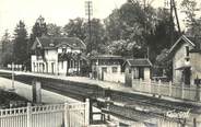 77 Seine Et Marne / CPSM FRANCE 77 "Ozoir La Ferrière, la gare"