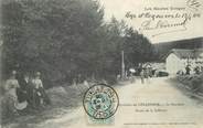 88 Vosge / CPA FRANCE 88 "Environs de Gérardmer, la frontière, route de la Schlucht"