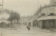 91 Essonne / CPA FRANCE 91 "Saint Cheron, place de l'église et grande rue"