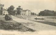 77 Seine Et Marne / CPA FRANCE 77 "Samois, le pont de Bois et la villa rose"