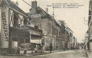 77 Seine Et Marne / CPA FRANCE 77 "Rozoy en Brie, rue de Paris, hôtel de France"