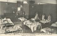 77 Seine Et Marne / CPA FRANCE 77 "Rozoy en Brie, salle à manger de l'hôtel de France"