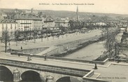 15 Cantal CPA FRANCE 15  "Aurillac, le pont Bourbon et la promenade du Gravier"