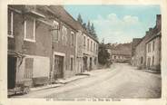 03 Allier / CPA FRANCE 03 "Echassières, la rue des écoles"