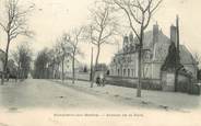 03 Allier / CPA FRANCE 03 "Dompierre sur Besbre, av de la gare"