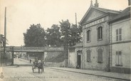 95 Val D'oise / CPA FRANCE 95 "Saint Ouen l'Aumône, la gare"