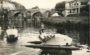 95 Val D'oise / CPSM FRANCE 95 "La Plage de l''Isle Adam" / PEDALO