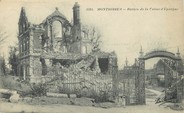 80 Somme / CPA FRANCE 80 "Montdidier, ruines de la caisse d'Epargne' / CE / BANQUE 