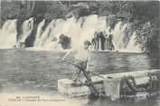 38 Isere / CPA FRANCE 38 "Vizille, cascade du parc Lesdiguières"